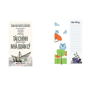 Cuốn Sách Cực Hay Giúp Bạn Kiểm Soát Dòng Tiền, Sử Dụng Hiệu Quả Các Công Cụ Tài Chính Trong Quản Lý: Tài Chính Dành Cho Nhà Quản Lý (Tái Bản); Tặng Kèm BookMark