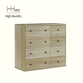 Mua HAPPY FURNITURE   ZACY - Tủ lưu trữ 8 ngăn kéo   THK_212   90cm x 40cm x 82cm DxRxC  Sản phẩm phổ thông