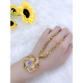 Dây chuyền nữ xi mạ vàng 18k EKHM4113AC