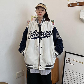 Áo bomber jacket dù 2 lớp khoác nam nữ unisex gió cúc bấm form rộng local brand ulzzang phong cách hàn quốc đep ALASKA