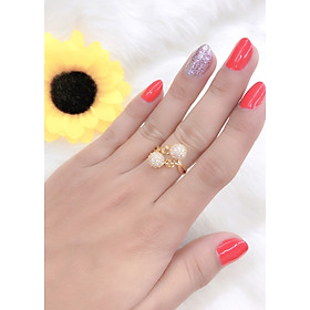 Nhẫn nữ mạ vàng 18k mẫu EK3141