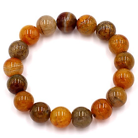 Vòng tay phong thủy đá vân rồng 10 ly 17 hạt