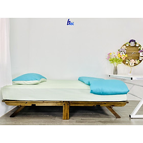 Giường xếp thông minh bằng gỗ thông