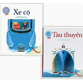 Combo 2 cuốn Những Khám Phá Đầu Tiên Của Tớ: Xe Cộ+ Tàu Thuyền ( Tặng kèm bookmark Happy Life)