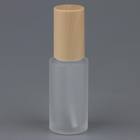 Travel Empty Glass Lotion Dispenser Bottle Pump Refillable Container 30ml