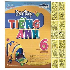 Sách - Bài tập tiếng Anh lớp 6 (Tái bản mới 2022) + Tặng Tranh cát bất kỳ