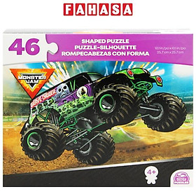 Bộ Xếp Hình Monster Jam - Spin Master 20146872 (46 Mảnh Ghép)