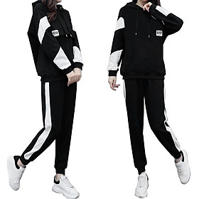 Bộ Quần áo thu đông nam nữ mã TT38 dáng thể dục thể thao hàn quốc đẹp bao gồm áo khoác hoodie và quần jogger