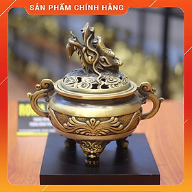 Mua Đỉnh Xông Trầm Ẩn Long Bằng Đồng