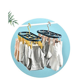 Mua Móc Phơi Tất Vớ Tã Lót 12 Kẹp Gấp Gọn Phơi Quần Áo Cho Cả Gia Đình 88186