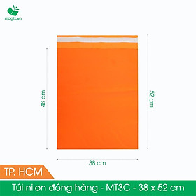 MT3 - 38x52 cm - Túi nilon TIẾT KIỆM gói hàng - 300 túi niêm phong đóng hàng