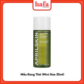 [Minisize 25ml] Toner gạo ngải cứu Aprilskin Artemisia Rice Essence Toner 25ml