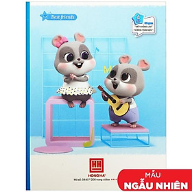 Ảnh bìa Vở Class Best Friend - 4 Ô Ly 200 Trang 80gsm - Hồng Hà 0440 (Mẫu Màu Giao Ngẫu Nhiên)