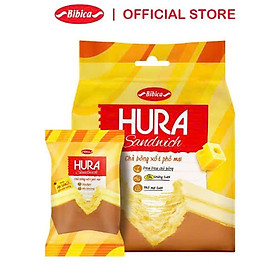Bánh Hura Sandwich Chà Bông Bibica 90g