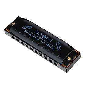 Portable 10-Hole Diatonic Blues Harmonica Key of C  3 Tone Durable