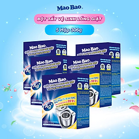Combo 05 hộp CLS lồng máy giặt 300g Ag+