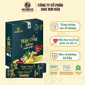 Mật ong Gừng HONECO 15 gói x 15g