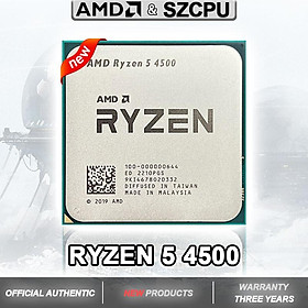 AMD Mới Ryzen 5 4500 Bộ xử lý CPU R5 4500 3.6 GHz 6-Core 12-ON