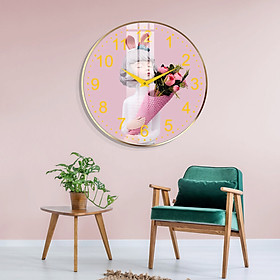 Mua Đồng Hồ Treo Tường Đẹp Cao Cấp - Đồng Hồ Trang Trí Hình Cô Gái Đáng Yêu