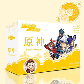 Nơi bán Hộp quà GENSHIN IMPACT chữ nhật ngang in hình anime chibi - Giá Từ -1đ