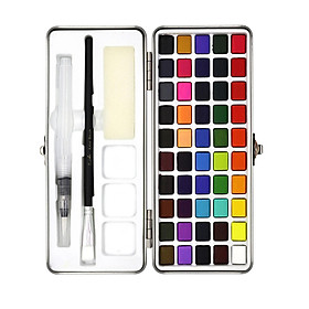 Professionals Solid Watercolor Paint Set Travel for Students Adults Kids