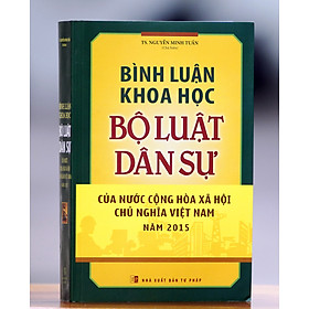 Bình luận khoa học bộ luật dân sự 