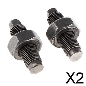 2x2pcs Solid Valve Adjusting Screws with Nuts for 50-125cc ATV Dirt Bike