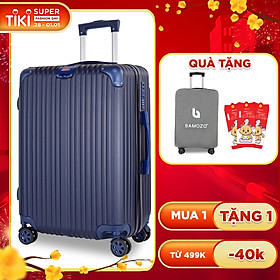 Vali du lịch BAMOZO 8809 vali kéo nhựa được bảo hành 5 năm