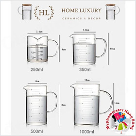 Mua CA chất liệu thủy tinh CÓ VẠCH CHIA ĐỊNH LƯỢNG KÈM NẮP GỖ TRE thời thượng | CA ĐONG chất liệu thủy tinh ĐỊN