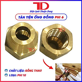 Tán ống đồng tán tiện phi các loại, hàng tốt ốc nối ống đồng bao kín các mối nối chống sự thất thoát tác nhân lạnh (không bị xì gas), hàng chính hãng,  Điện Lạnh Thuận Dung