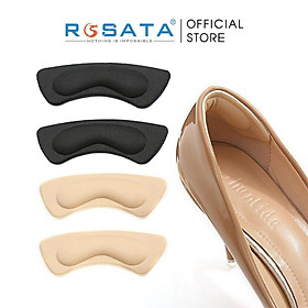 Miếng lót giày ROSATA bảo vệ gót sau giảm đau chân cho nữ cao cấp 4D