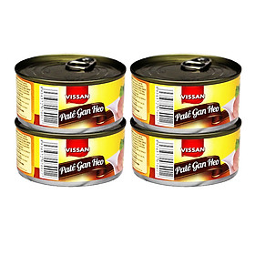 Combo 4 hộp Pate Gan Heo Vissan 170g