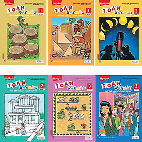 COMBO TOÁN BẢY MÀU - PHÁT TRIỂN NĂNG LỰC, TƯ DUY TOÁN HỌC TỪ LỚP 1 ĐẾN LỚP 3 (BỘ 6 CUỐN)