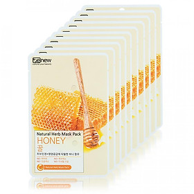 Hình ảnh Bộ 10 miếng đắp mặt nạ BENEW Natural Herb Mask Pack - Honey