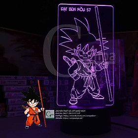 Mua Đèn Ngủ Dragon Ball Kid Goku Type 09 ADRB0109 16 màu tuỳ chỉnh