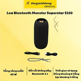 Mua Loa Bluetooth Monster Superstar S320 - Hàng Chính Hãng