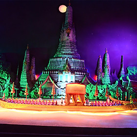 Vé Miniature Thai Royal Barge Pattaya
