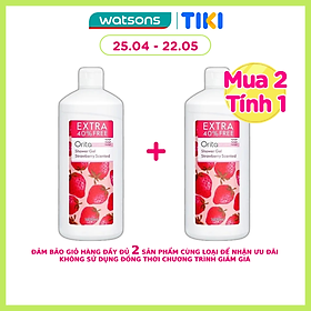 Gel Tắm Orita Strawberry Scented Shower Gel 1400ml