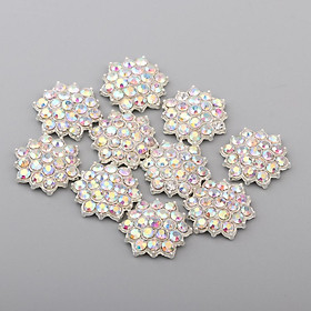 10pcs Alloy Crystal Beads Embellishments