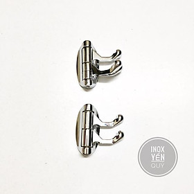 Mua Mắc treo quần áo 2 choẽ   3 choẽ gắn tường gấp gọn được