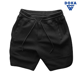 Quần short thun nam viền sọc ngang New Basic phong cách thời trang Doka PST23
