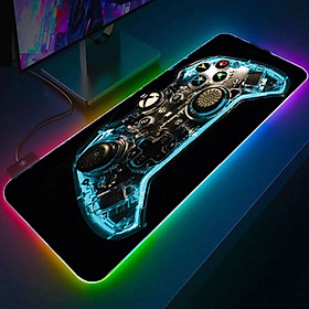Mua Lót chuột RGB Size 80x30cm  90x40cm chất cao su chống trượt chuyên game dày 3mm siêu bền YORN - Hàng Chính Hãng