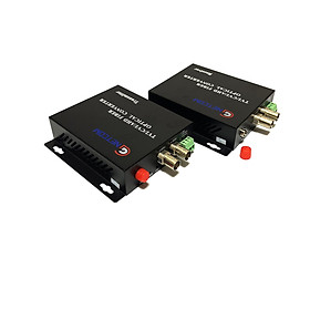 Mua Bộ chuyển đổi video sang quang 2 kênh  GNETCOM HL-2V1D-20T/R-720P (2 thiết bị 2 adapter cổng điều khiển) - Hàng Chính Hãng