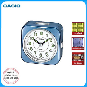 Đồng Hồ Để Bàn Casio TQ-143S-2DF Có Đèn - Báo Thức - Kích Thước ( 7.7×7.6×3.8 cm )