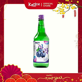 Rượu Soju Korice hương Việt Quất 12% 360ml