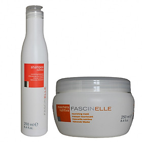 Bộ dầu gội dưỡng tóc 250ml và kem ủ xả dưỡng tóc khô xơ hư tổn 250ml - MNS014