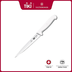 Dụng cụ cắt phi lê hiệu Victorinox 5.3707.18 cán màu trắng, lưỡi dài 18cm