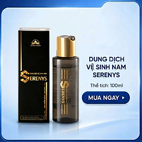 Dung dịch vệ sinh khử mùi phụ khoa nam giới SERENYS - 100ml