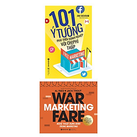 [Download Sách] Combo Sách Chiến Lược Marketing: Nghệ Thuật Dựng Binh Trong Marketing + Free Marketing - 101 Ý Tưởng Phát Triển Doanh Nghiệp Với Chi Phí Thấp 