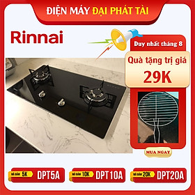 Bếp Gas Âm Rinnai RVB-212BG - Đen- Hãng chính hãng